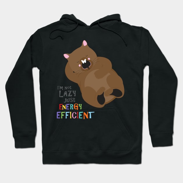 Lazy wombat Hoodie by creativemonsoon